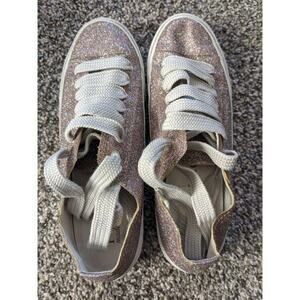 Pedro Garcia Glitter Sneakers Womens Size 8 Purple